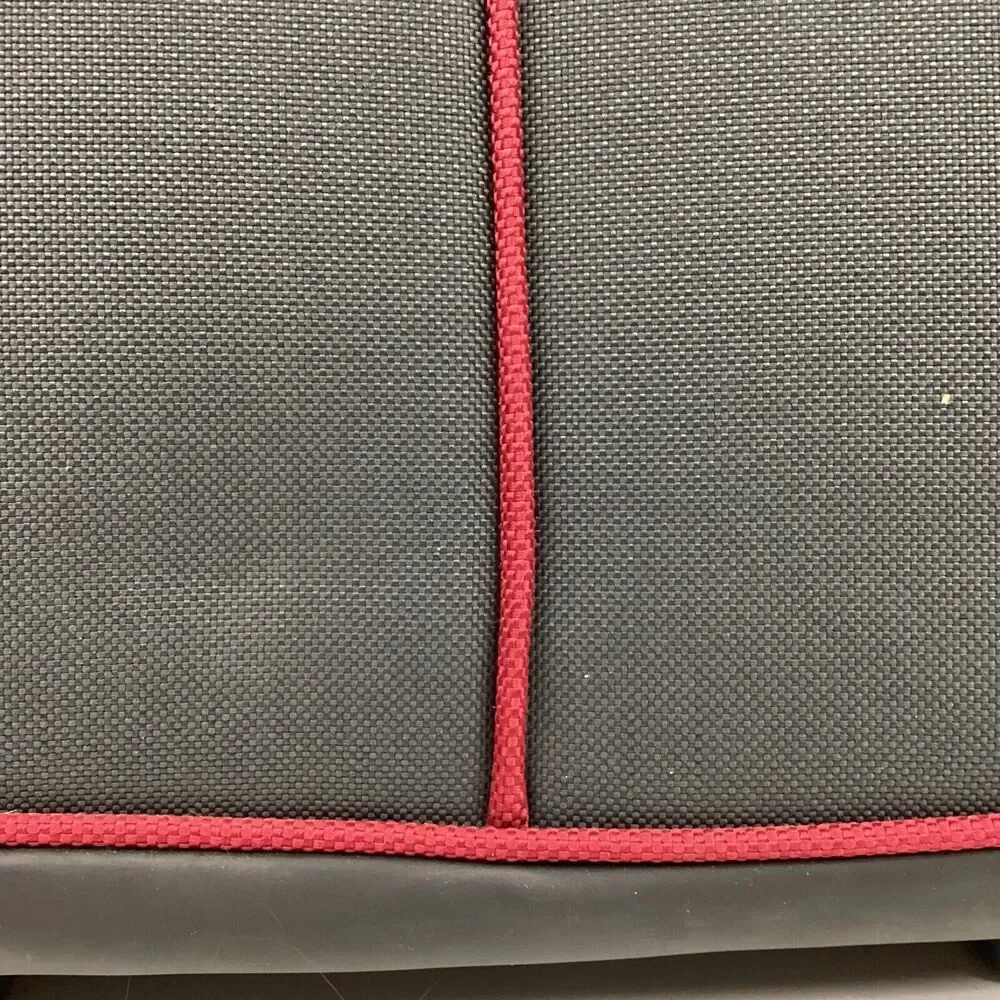 Samsonite Rolling Laptop Bag - Black/Red - Carry Handle + Pull-Along - EUC!